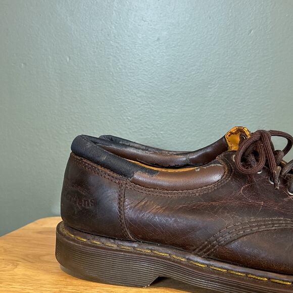 Dr. Martens 11849 Brown Leather Oxford Shoes Size 12 Men's - Picture 3 of 8